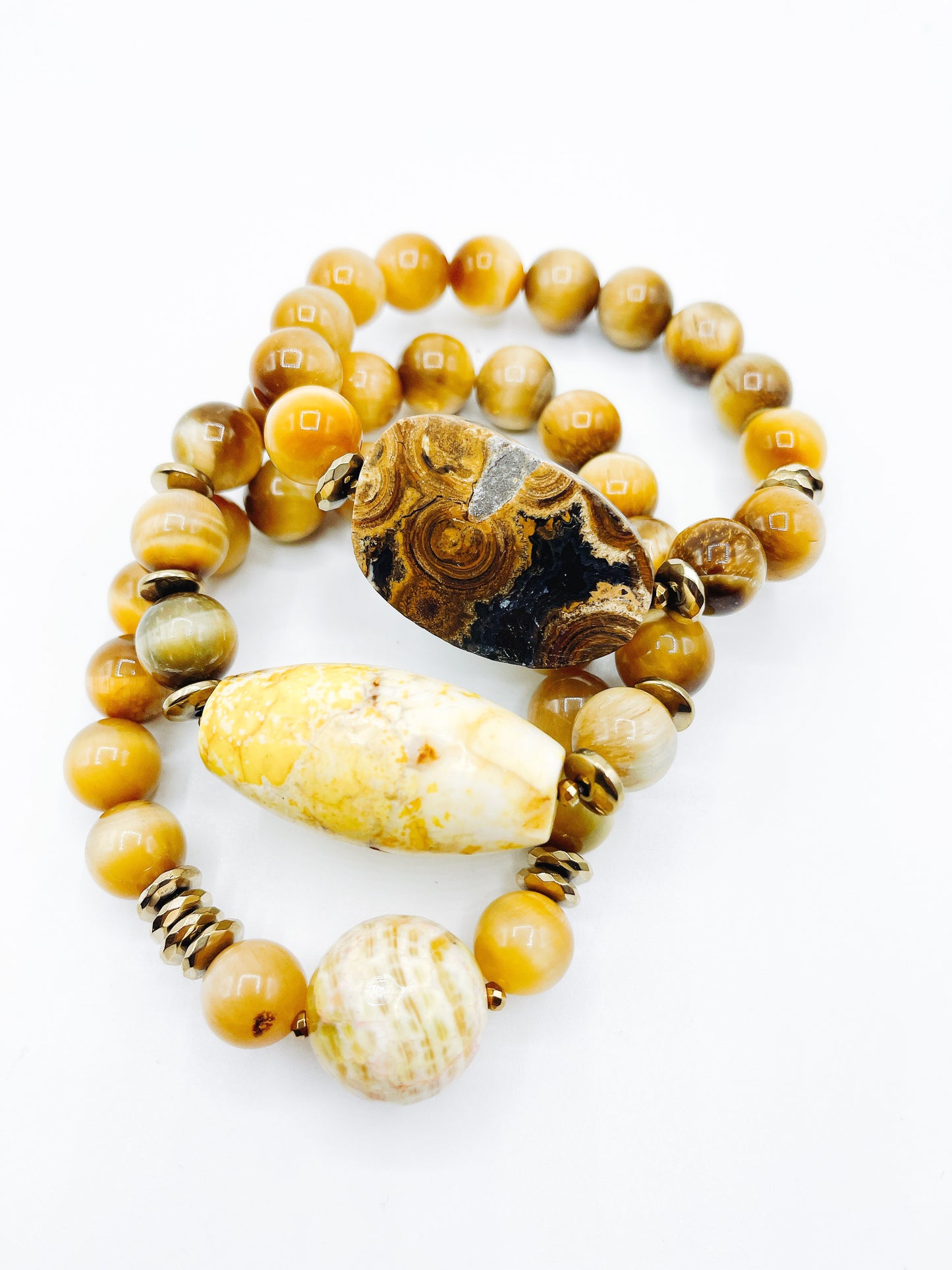 Caramel Delight - Gemstone Bracelet