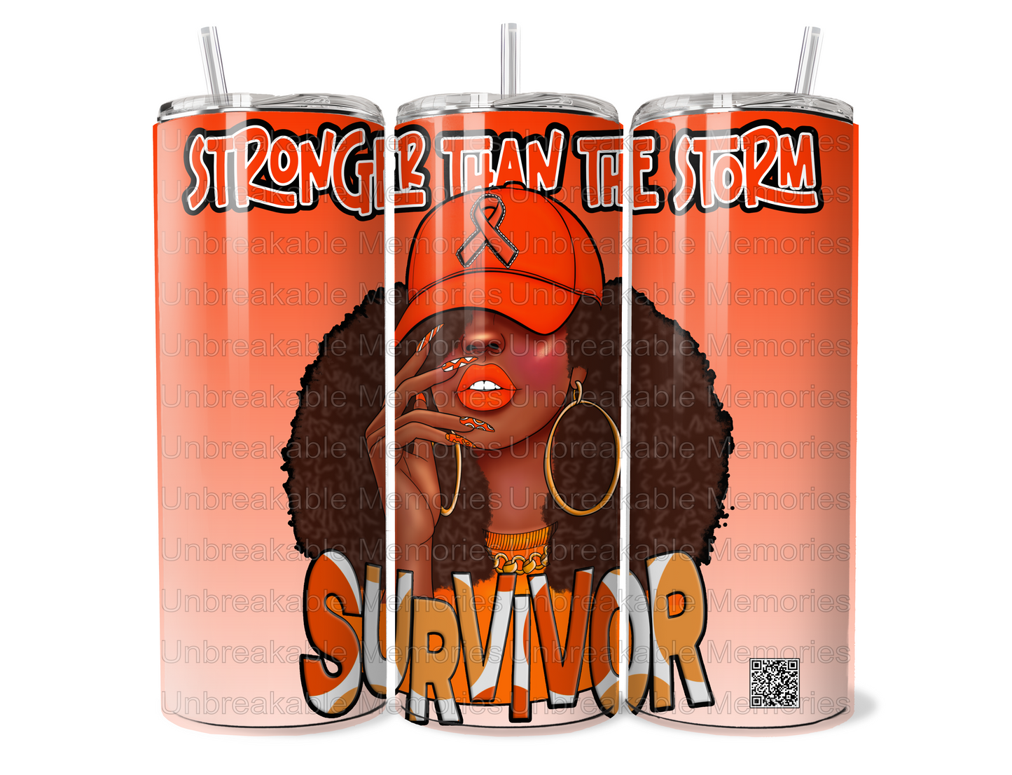Tumbler - "Stronger than the Storm - Survivor"