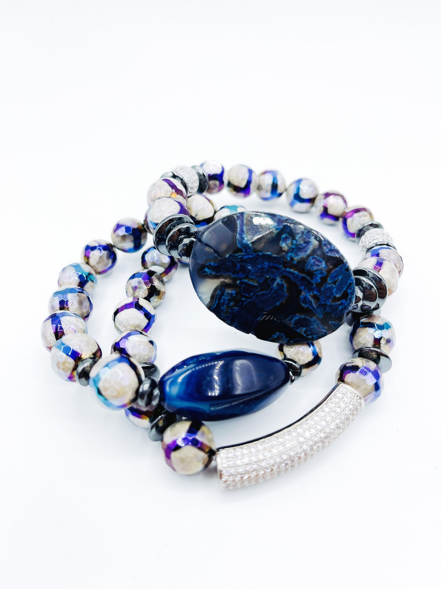 Denim - Gemstone Bracelet