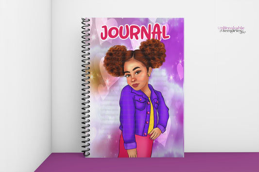 My Daily Journal - Pretty in Pony Tails - Guided Journal for Girls