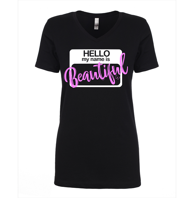 Hello Beautiful - Vneck