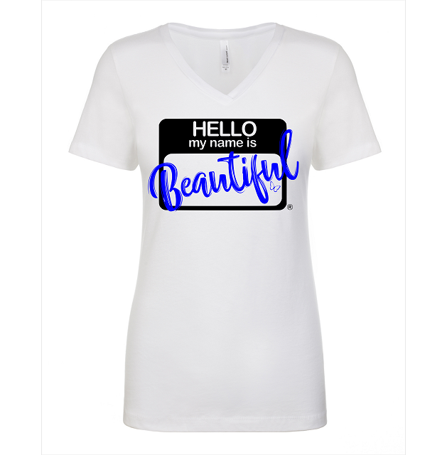 Hello Beautiful - Vneck