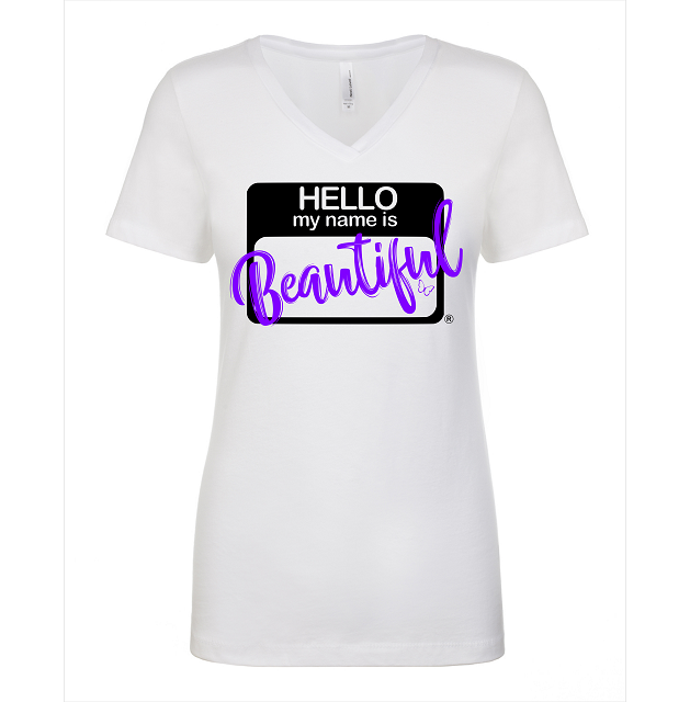 Hello Beautiful - Vneck