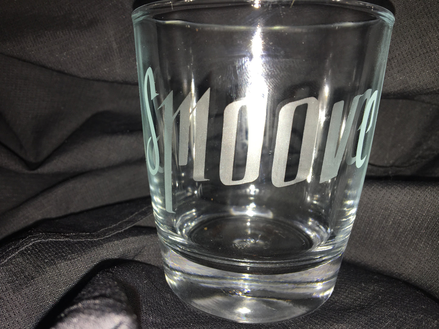 Etched men's cocktail glass - Unbreakable Memories