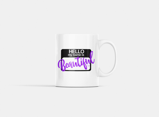 Hello Beautiful mug