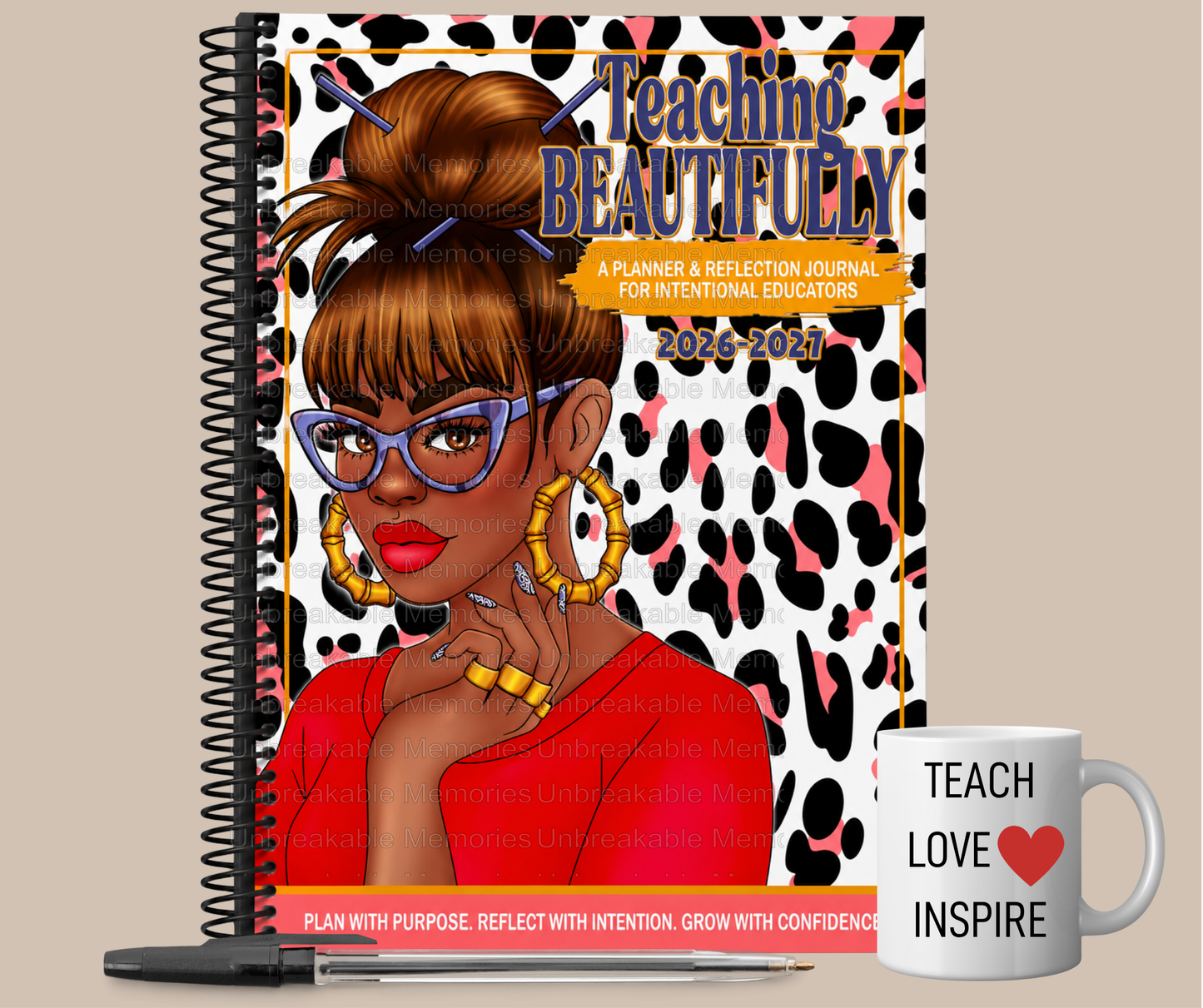 "Teaching Beautifully" Planner & Reflection journal