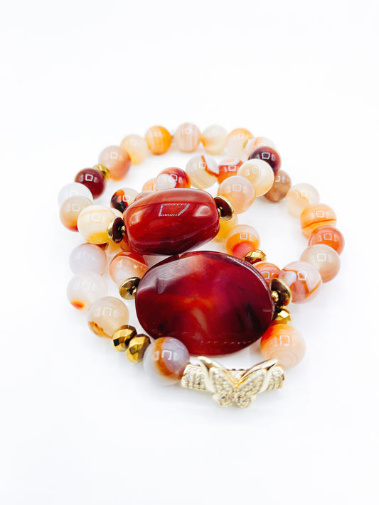 Calm and serene - Gemstone Bracelet