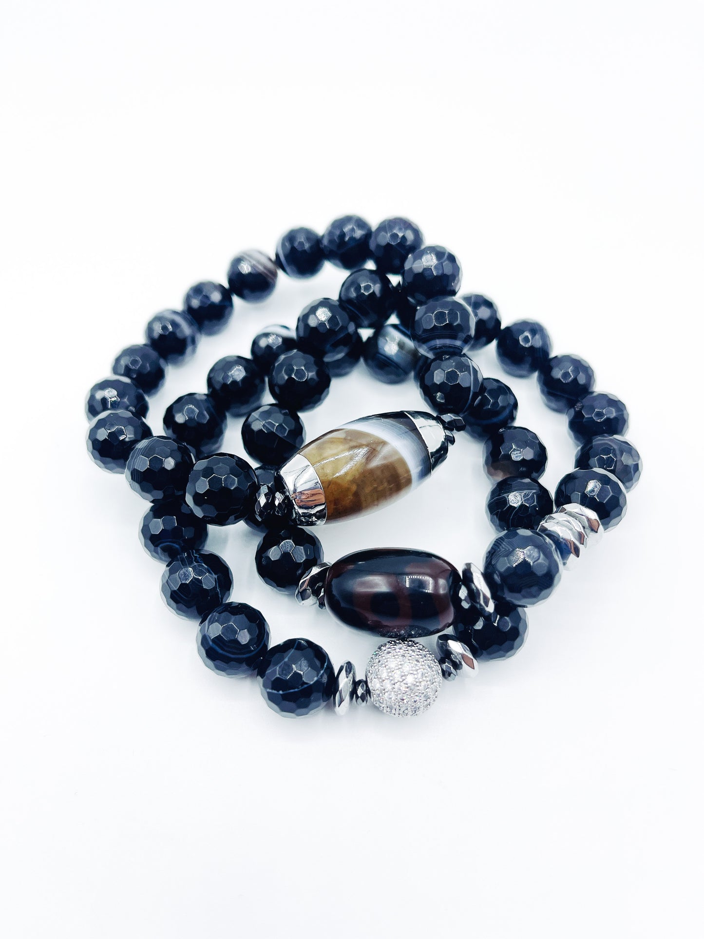 Black Beauty - Gemstone Bracelet