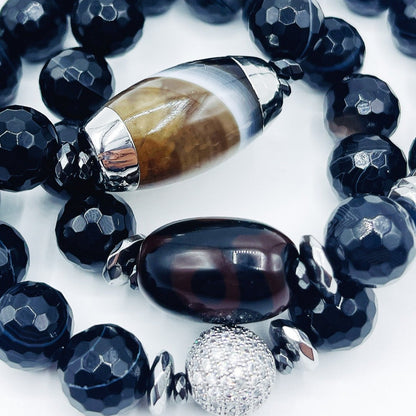 Black Beauty - Gemstone Bracelet