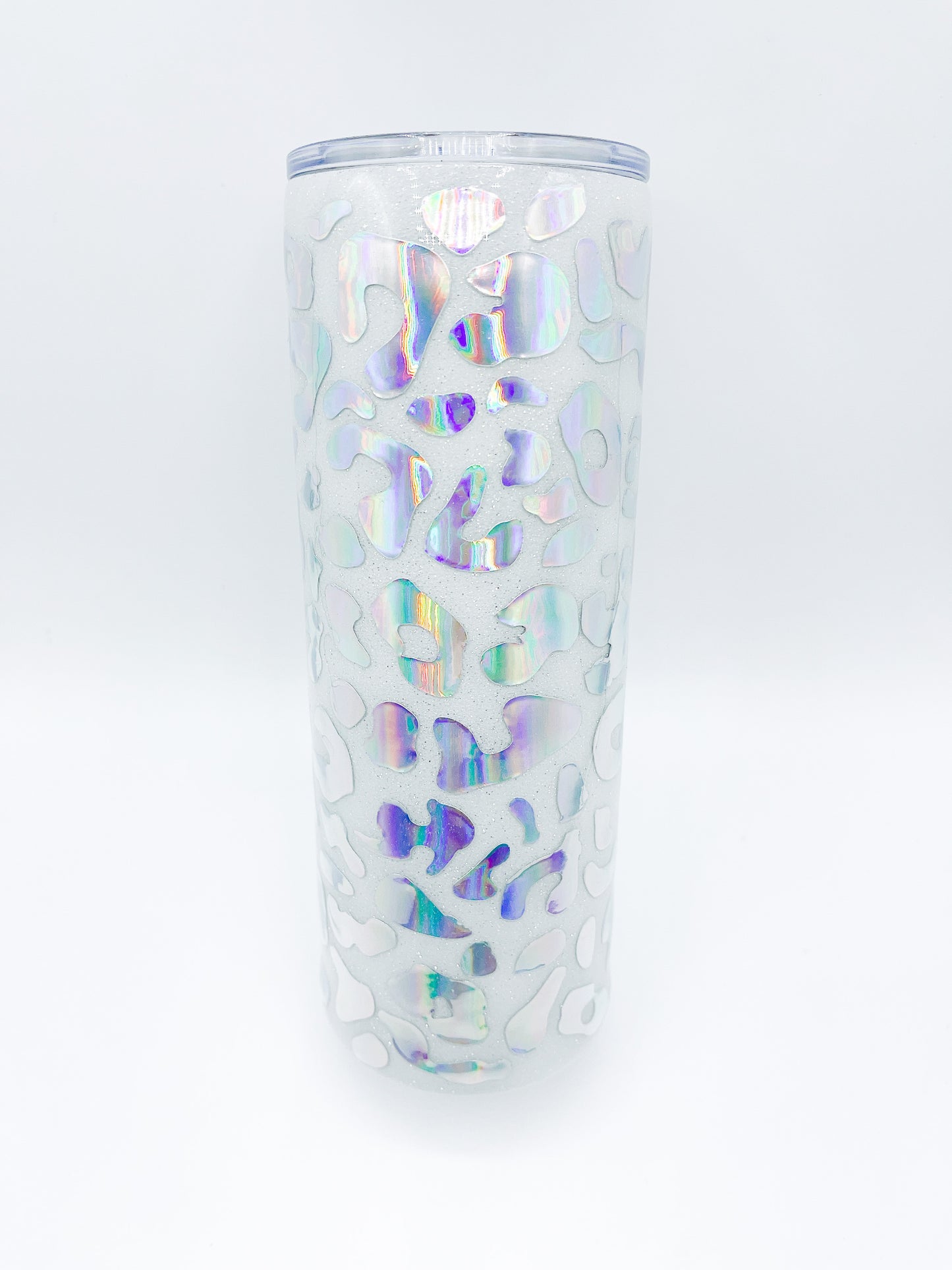 Silver Leopard Tumbler