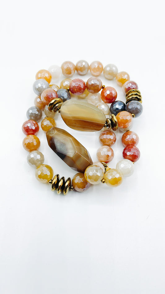 Mystic Agate - Gemstone Bracelet