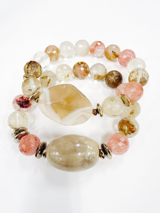 Peachy - Gemstone Bracelet