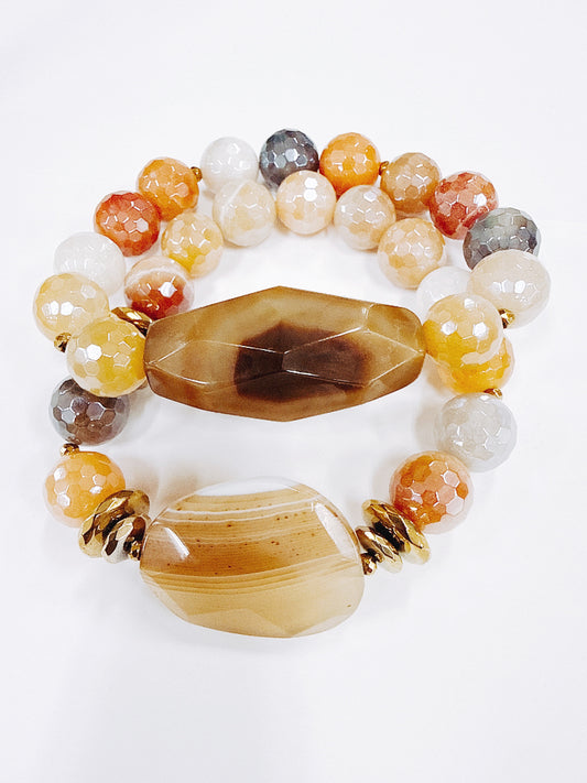 Mystic Agate - Gemstone Bracelet