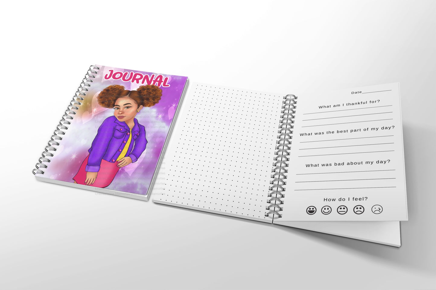 My Daily Journal - Pretty in Pony Tails - Guided Journal for Girls