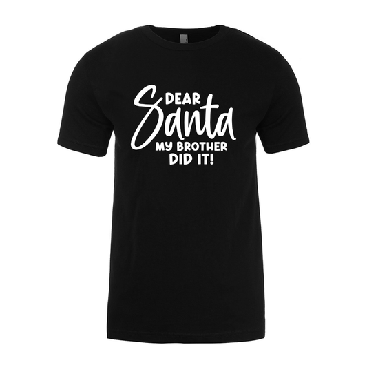 Dear Santa - Black Unisex Tee