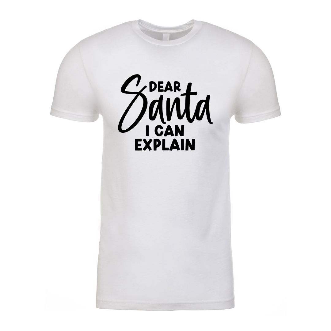 Dear Santa - White Unisex Tee