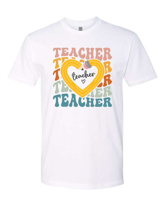 Teacher at Heart Tee