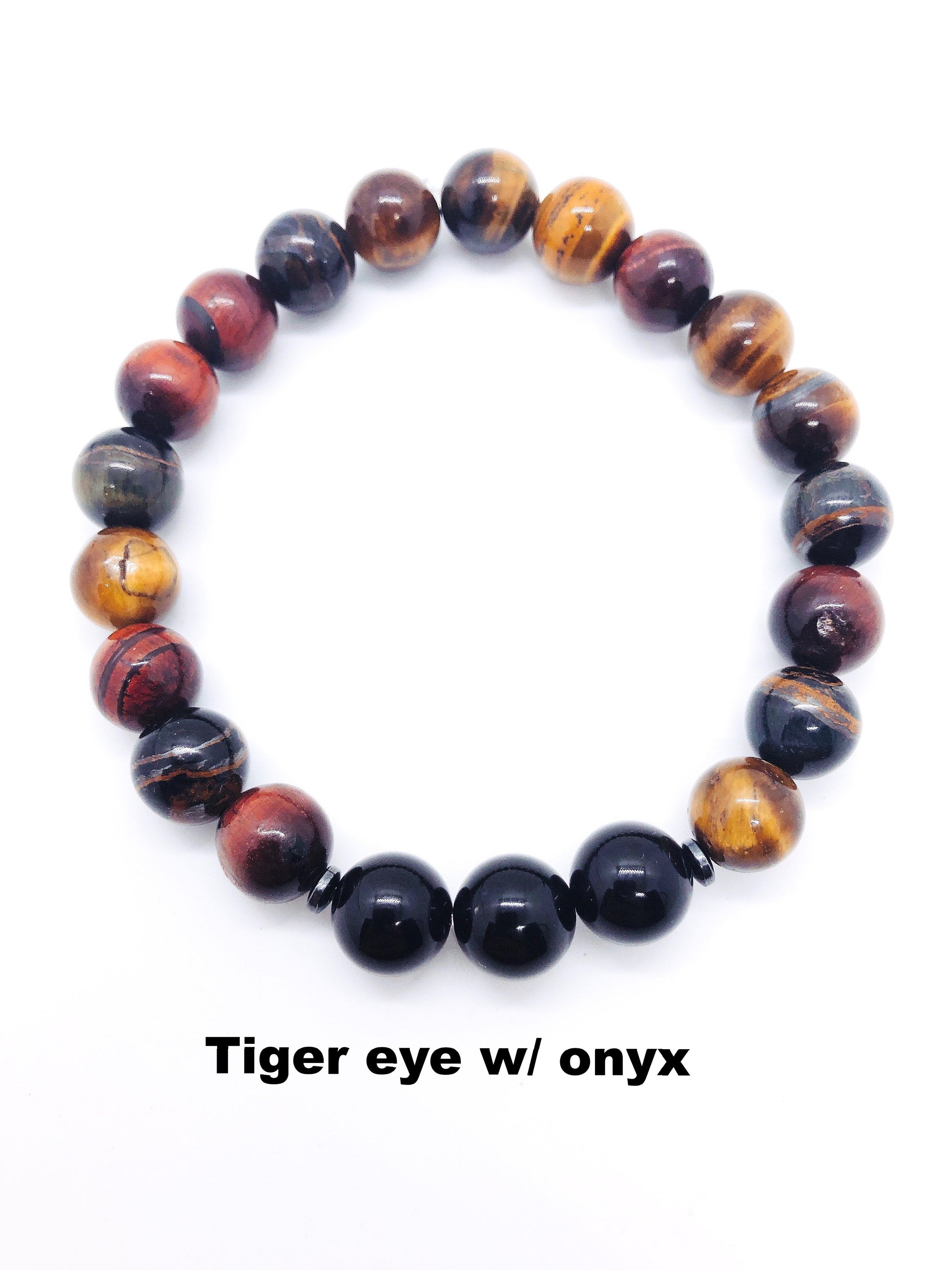 Unbreakable Men - Tiger Eye with Onyx - Unbreakable Memories