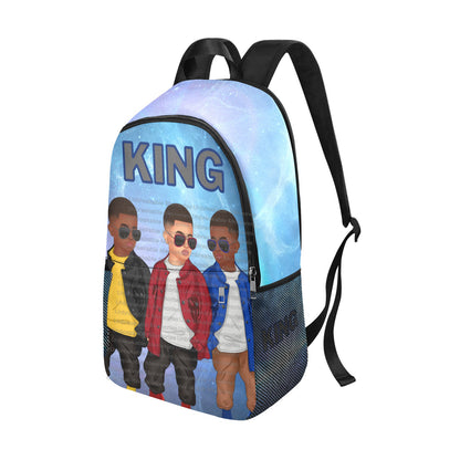 King backpack with mesh side pockets