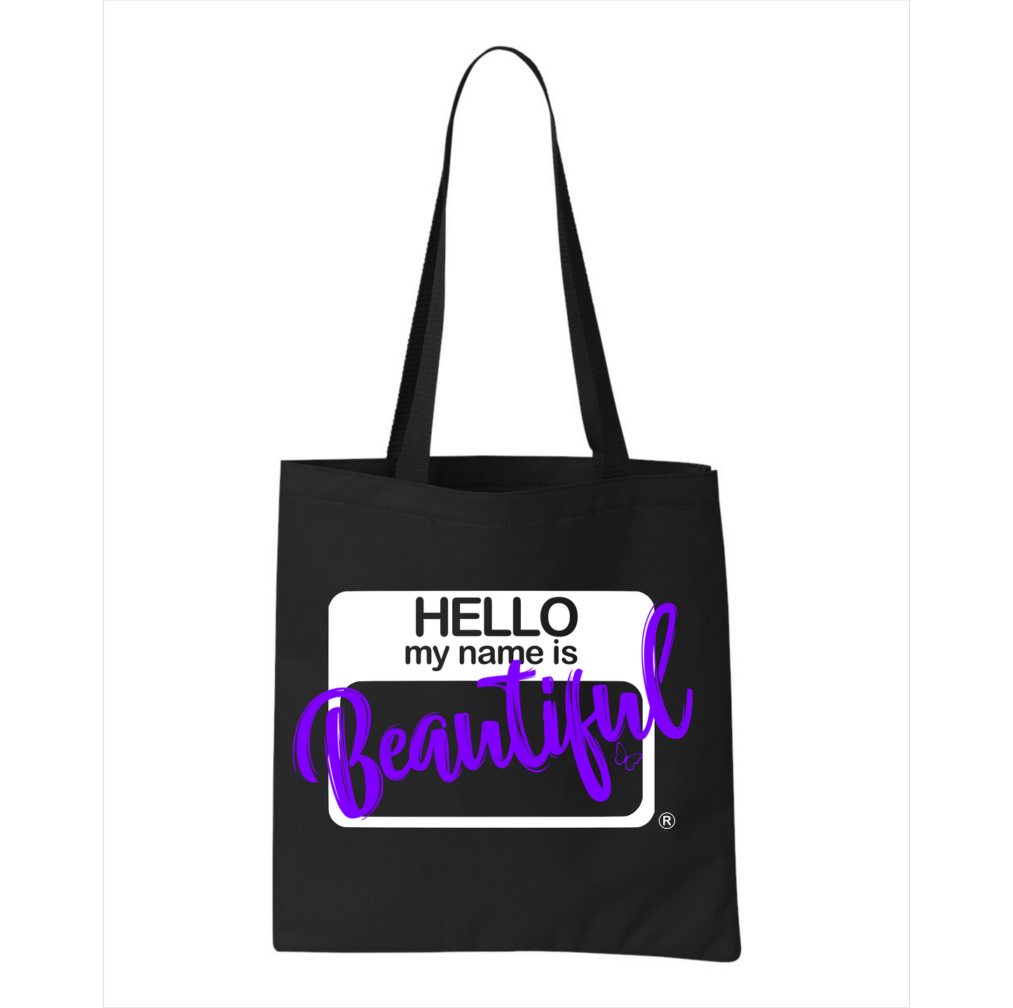 Hello My Name is Beautiful® tote bag