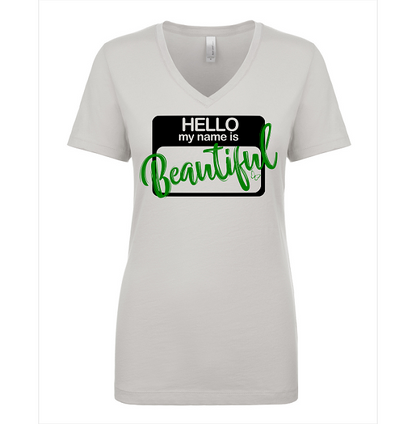 Hello Beautiful - Vneck