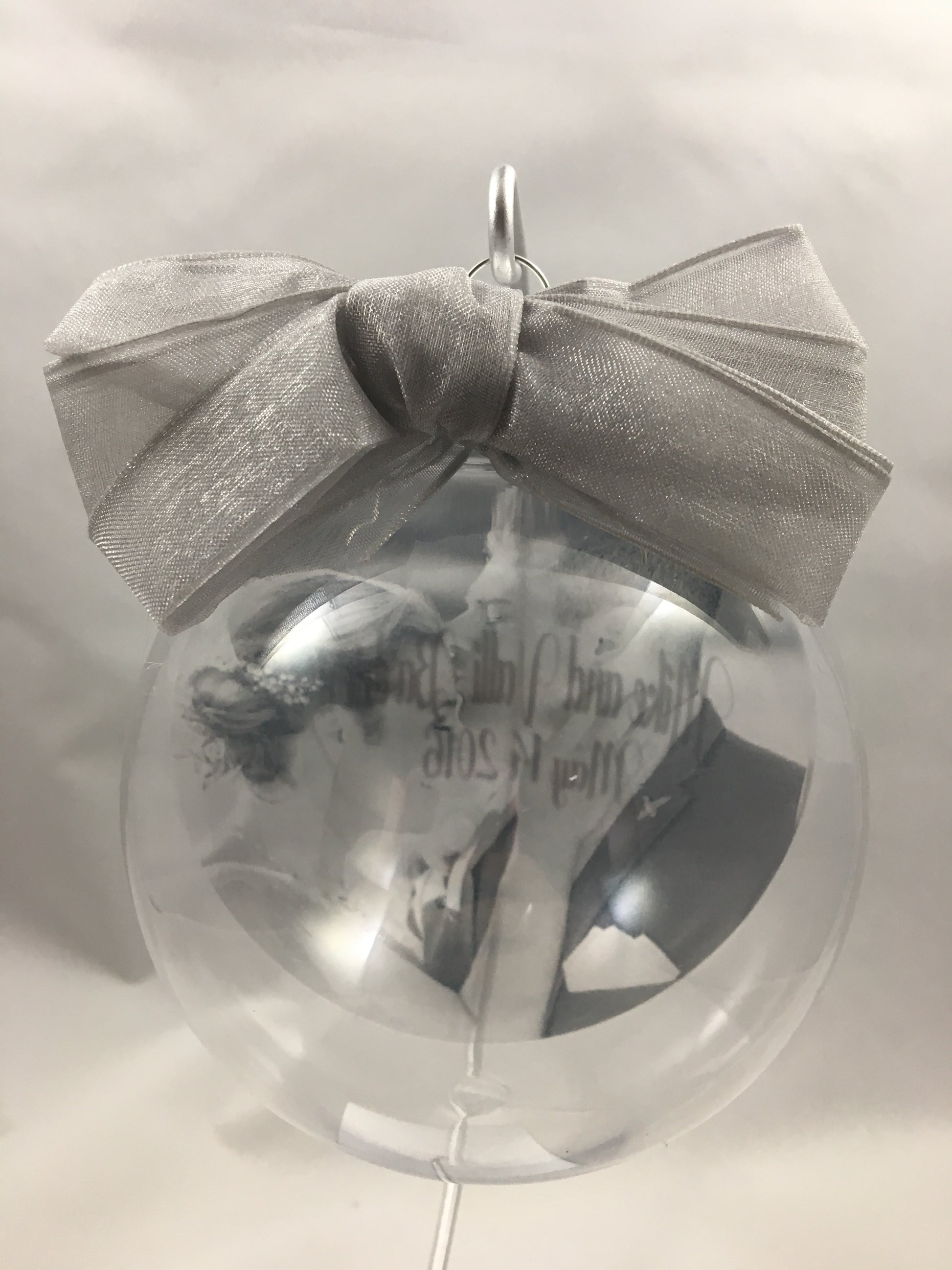 Floating Photo Christmas Ornament - Unbreakable Memories