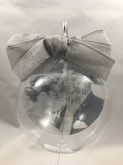 Floating Photo Christmas Ornament - Unbreakable Memories