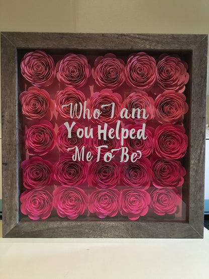 Inspirational shadowbox - Unbreakable Memories