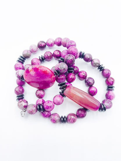 Pink Dreams - Gemstone Bracelet