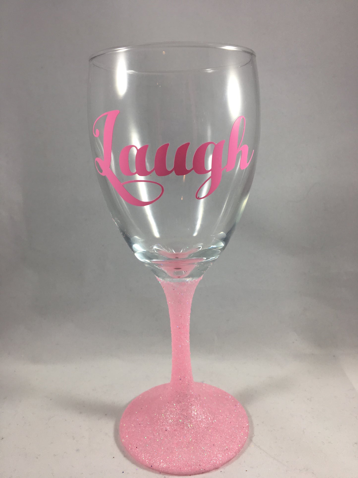 Inspirational glitterstem glass - Unbreakable Memories