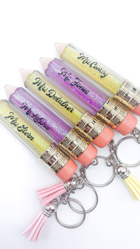 Pencil keychain