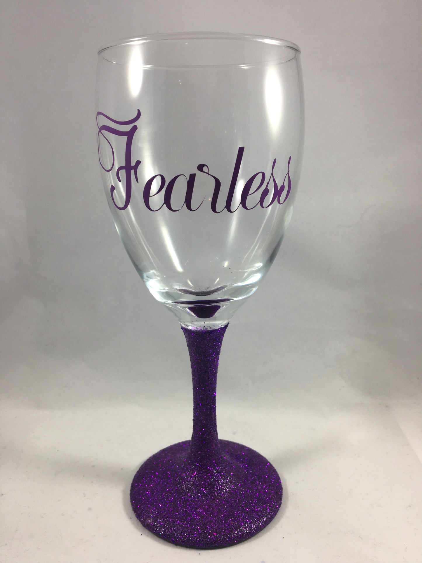 Inspirational glitterstem glass - Unbreakable Memories