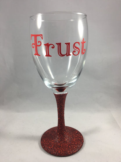 Inspirational glitterstem glass - Unbreakable Memories