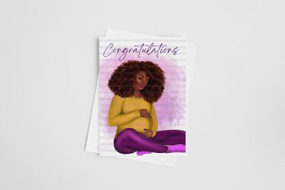 Congratulations Baby Momma card