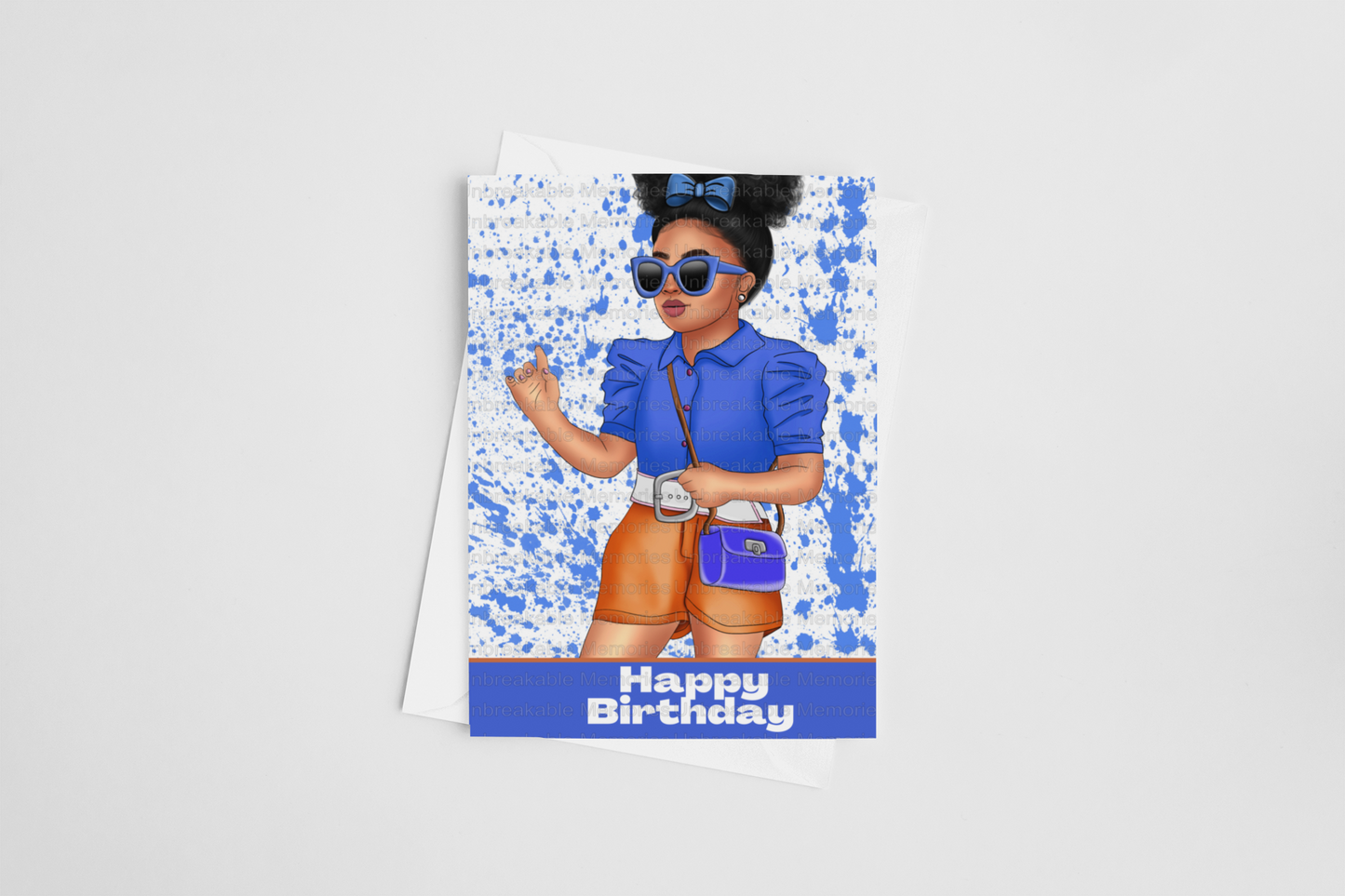 Happy Birthday - Girls card
