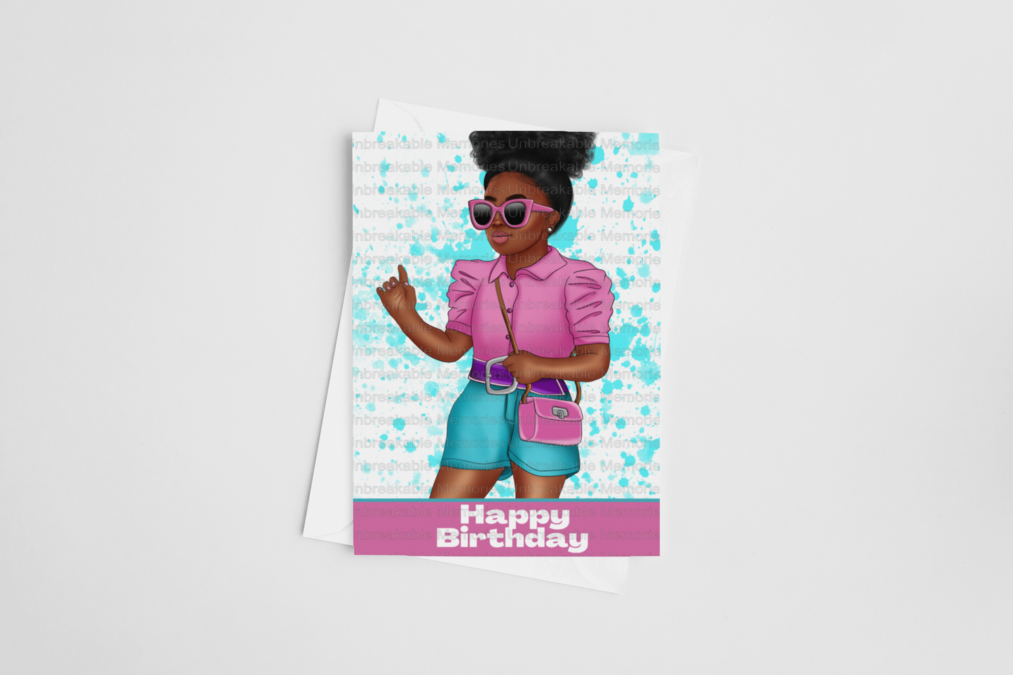 Happy Birthday - Girls card