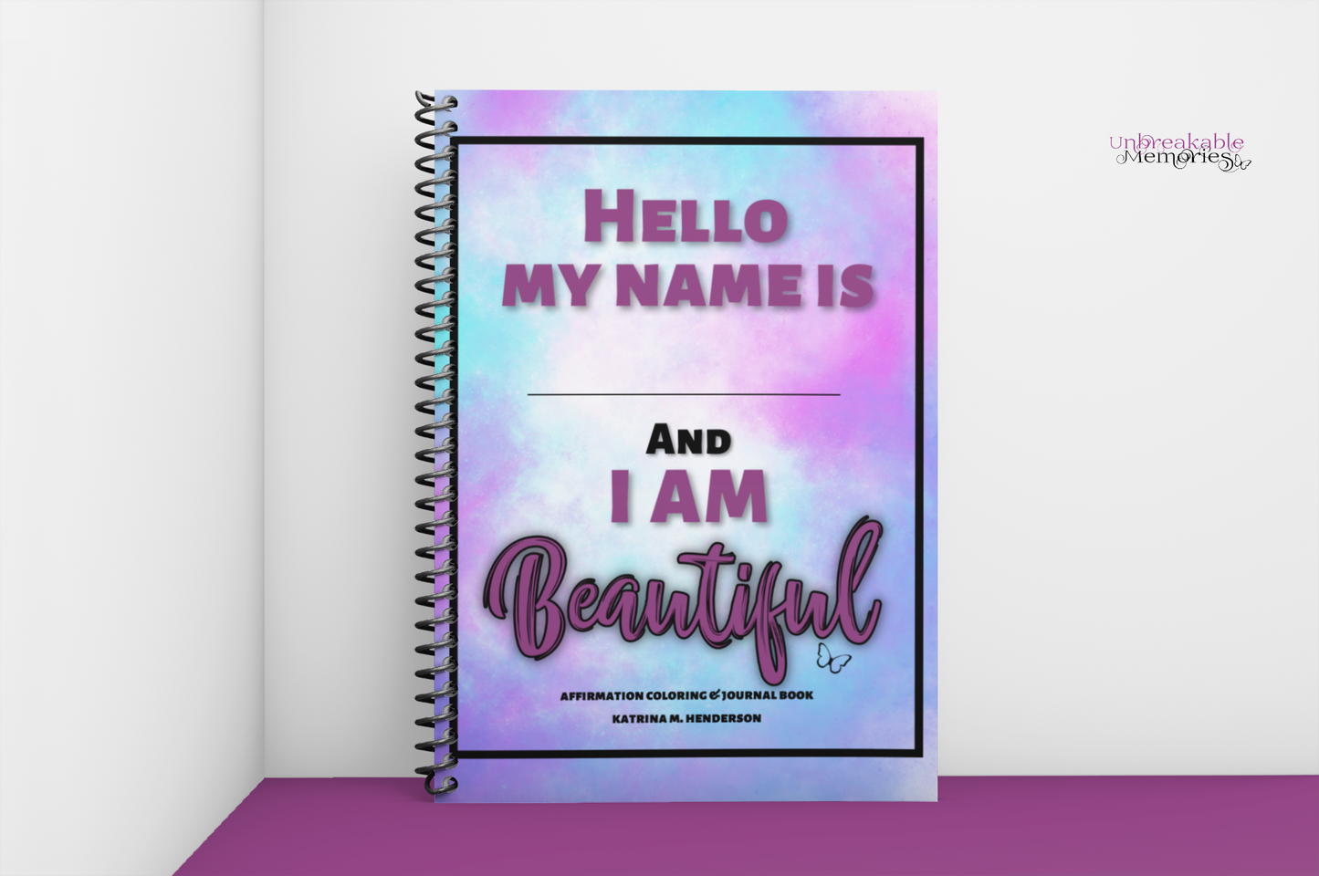 I am Beautiful Affirmation Coloring and Journaling Book