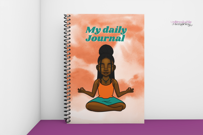 My Daily Journal - Meditating Cutie - Guided Journal for Girls