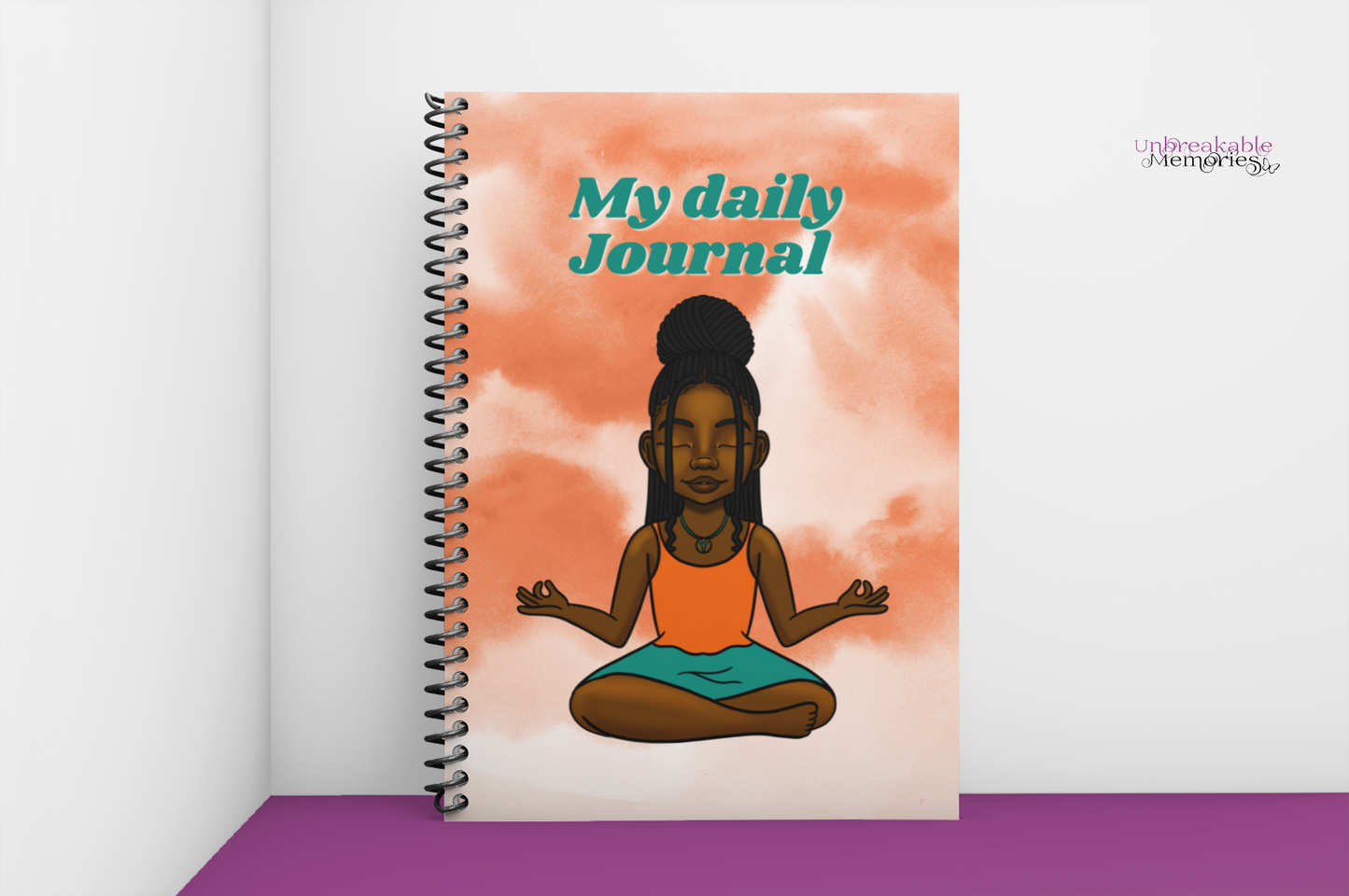 My Daily Journal - Meditating Cutie - Guided Journal for Girls