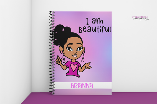 I Am Beautiful notebook