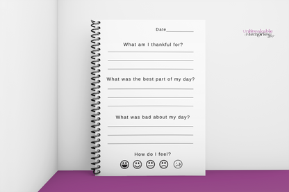 My Daily Journal - Meditating Cutie - Guided Journal for Girls