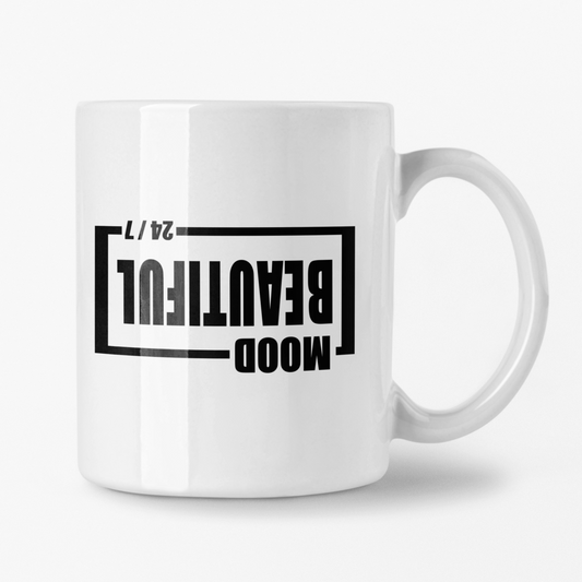 Upside down mood mug